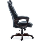Staples Northman Bonded Leather Manager's Chair-Tilt tension control and tilt lock let you position the chair safely at the desired angle