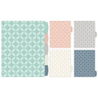 Avery Divider 5-Tab Set - Toned Down- Assorted-3-hole punch - for 3-ring binders