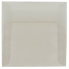JAM Paper 6 x 6 Square Envelopes, Platinum Translucent Vellum, 50 Pack (PACV576I)-Platinum translucent envelope