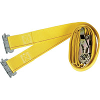 Kinedyne Logistic Straps, Ratchet, 2" W x 12' L, 1000 Lbs. (454 Kg) Wll - 5 Pack-Length: 12'