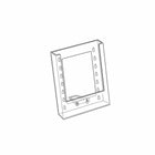 Azar Displays Single Pocket Bi-Fold Size Modular Brochure Holder For Counter, 10 Pack (252301)-Single pocket bi-fold size holder
