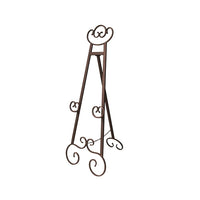 Futech E002 Iron Easel - 37" x 14" x 17 - Copper-The E002 Iron Easel is a floor standing display for artwork and photo frames.