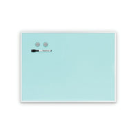 Quartet Coloured Dry-Erase Board - 17" H x 23" W - Assorted Colours-Steel whiteboard, ideal for placement in occasional use in small or home offices