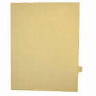 Mark Maker Legal Exhibit Index Tab Buff Single Tabs, 1/15th Cut, Letter Size, No Holes, Letter L, 25 Pack-Buff Single Tabs, 1/15th Cut