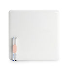Poppin Dry Erase Board - 12" x 12" - White-Powered Coated Steel Magnetic Dry Erase Board