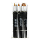 Charles Leonard Round Water Colour Paint Brushes with Pointed Handle, Camel Hair Bristle, #7, 60/Pack (CHL73507)-Pointed paintbrush for school, hobby and crafts
