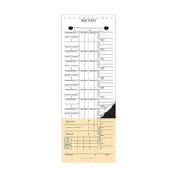Deluxe Automotive Service Technician Time Tickets, Triplicate Copy, 4-1/4" x 11", 500 Pack (W651-3-500)-Time card