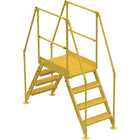 Vestil Crossover Ladder, Platform Height: 40", Overall Span: 79 " (COL-4-36-23)-Overall Span: 79 "
