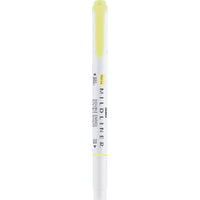 Zebra - Surligneur Mildliner à double extrémité - Jaune sorbet-Sorbet Jaune