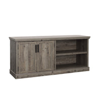 Sauder 433681 Aspen Post Large Credenza - Pebble Pine-Durable, 1" thick top.      