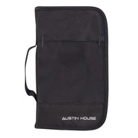 Austin House – Porte passeport en cuir, noir-Organisateur de voyage avec protection RFID