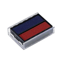 Trodat 4850 Replacement Ink Pad, Blue/Red-Replacement ink pad for Trodat® 4850 Mini Text Daters