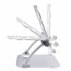 StarTech Adjustable Height Laptop Desk Stand-The space underneath the laptop platform can be used to store a keyboard, mouse, and/or other accessories and peripherals when they are not in use