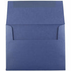 JAM Paper A2 Invitation Envelopes, 4.38 x 5.75, Stardream Metallic Sapphire Blue, 250 Pack (GCST605H)-Blank interior for personalized message