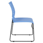 Flash Furniture HERCULES Series Sled Base Stack Chair with Air-Vent Back - Blue - 5 Pack-Stack Quantity: 5