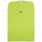 JAM Paper 10" x 13" Open End Catalog Coloured Envelopes with Clasp Closure - Ultra Lime Green - 50 Pack -Ultra Lime Envelope