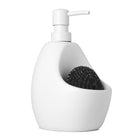 Umbra Joey Ceramic Soap Pump Scrubby, White (330750-660)-Counter tops