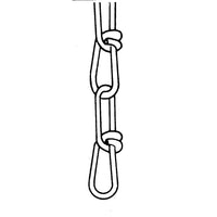 Campbell Chains, Chain Length: 100' (30.4 M), Working Load Limit: 255 Lbs. (0.1275 Tons), Trade Size: 2/0 (752024)-Working Load Limit: 255 lbs. (0.1275 tons)
