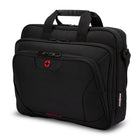 Swiss Gear 15.6" Laptop Bag - Black-Adjustable detachable shoulder strap/Double handles