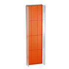 Azar Displays – Présentoir Powerwing à panneau perforé, 60 x 16,75 po, orange (700356-ORG)-En plastique orange