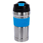 PURE Drinkware Water Bottle and Coffee Tumbler Set, 17 oz, Blue-Double Wall: vacuum insulated, keeps your drink cold for 24 hours and hot for 12 hours