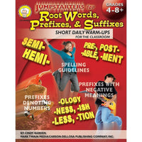 eBook: Mark Twain 404081-EB Jumpstarters for Root Words, Prefixes, and Suffixes - Grade 4 - 8-You will receive two emails: one confirming your entire order, and one with a "Download Software" buttonYou can download immediately or return to your email to download later