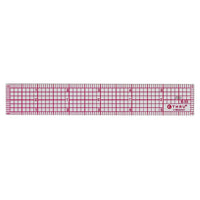 C-THRU 8ths Bevelled Ruler, 6”, 12 Pack-Calibrated in 16ths to the inch