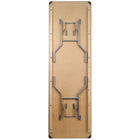 Flash Furniture 30" x 96" Rectangular HEAVY DUTY Birchwood Folding Banquet Table with METAL Edges & Protective Corner Guards-.75'' Thick Plywood Core