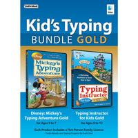 Kid's Typing Bundle Gold - Mac-Multiple Typing Plans for all ages and skill levels