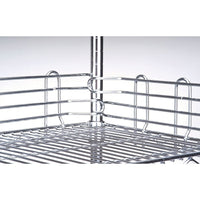 Étagères en treillis chromates, pièces d’appui pour tablette, RL619, 12/pqt-48 po