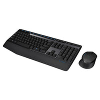 Logitech MK345 Wireless Keyboard and Mouse Combo, English-Type on a full-size layout with 12 enhanced F-keys for media control
