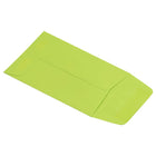 JAM Paper #1 Coin Envelopes, 2.25 x 3.5, Brite Hue Ultra Lime Green, 1000 Pack-Gum Closure