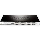 D-Link DGS-1210-28 24-Port Gigabit Smart Switch w/ 4 SFP Ports-24 Gigabit ports with 4 combo SFP ports