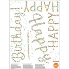 WallPops Happiest Birthday Wall Art Kit, Multicolor-Safe for walls: always removable and leaves no sticky residue