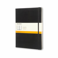 Moleskine Classic Black Soft Cover Extra Large Ruled Notebook, 7-1/2" x 10"-Extra large size (7-1/2" x 10")