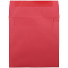JAM Paper 8.5 x 8.5 Square Envelopes, Brite Hue Red Recycled, 50 Pack (2794374I)-Blank interior for personalized message