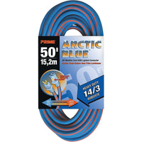 All-Weather Extension Cord - Arctic Blue, XB895, 3-CONDUCTOR SJEOW, 300 V GROUNDING, Heavy-Duty-3-CONDUCTOR SJEOW, 300 V GROUNDING, Heavy-Duty