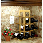 Oceanstar – Porte-bouteilles de vin en bambou, 12 bouteilles, naturel, WR1149-Garantie limitée de 90 jours du fabricant (détails avec le produit)