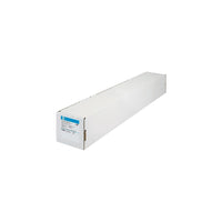 HP Bright White Inkjet Paper Roll - 36" x 150' - 95 Bright-24 lb, It's useful for posters, presentations, POP and retails displays, and CAD, AEC, and GIS applications