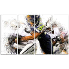 Designart Football Tackle Canvas Print, (PT2504-271)-Print