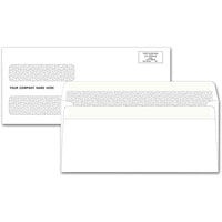 Deluxe Double Window Confidential Self-Seal Envelopes, 9" x 4-1/8", 500 Pack (5022C-500)-Double window, confidential self seal