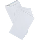 Staples White Wove Catalogue Envelope - 5-7/8" x 9-5/8" - 25 Pack-Overlapping centre and bottom seams resists bursting