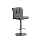 Plata Import Cien Adjustable Stool, Grey, 2 Pack-Bar Stool