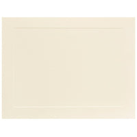 JAM Paper A2 Blank Note Cards, 4.5" x 5.5", Ivory Panel, 50 Pack (175981i)-Black ivory panel note cards