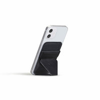 MOFT Snap-On Magnetic MagSafe Compatible Phone Wallet Stand for iPhone - Black-Snap-On Phone Stand & Wallet