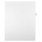 Mark Maker Legal Exhibit Index Tab White Single Tabs, 1/25th Cut, Letter Size, No Holes, Number 83, 25 Pack-White Single Tabs, 1/25th Cut