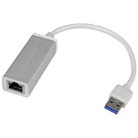 StarTech USB 3.0 to Gigabit Network Adapter, Silver-Add wired Gigabit Ethernet access to your laptop or tablet through the USB 3.0 port