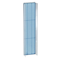 Azar Displays Pegboard Powerwing Display, 14" x 60", Blue (700354-BLU)-Blue plastic