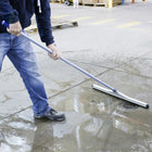 Johnny Vac Floor Squeegee, Aluminum Pole, 4 Pack-Grey