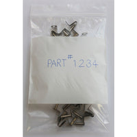 KL Rubber 4" x 6", 2-MIL Reclosable Polyethylene Bag with White ID Block & Hang Hole, 1000 Pack-MIL Thickness: 2-Mil